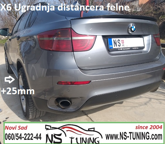 bmw x6 20mm 2010 2011 2012 2013 2014 godiste distanceri felne 5x120 novi sad ugradnja ns tuning
